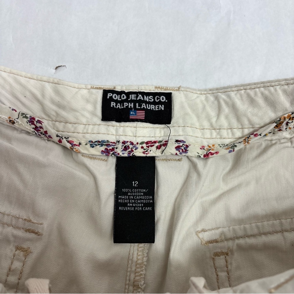 Polo Ralph Lauren white Jean shorts - Picture 6 of 9